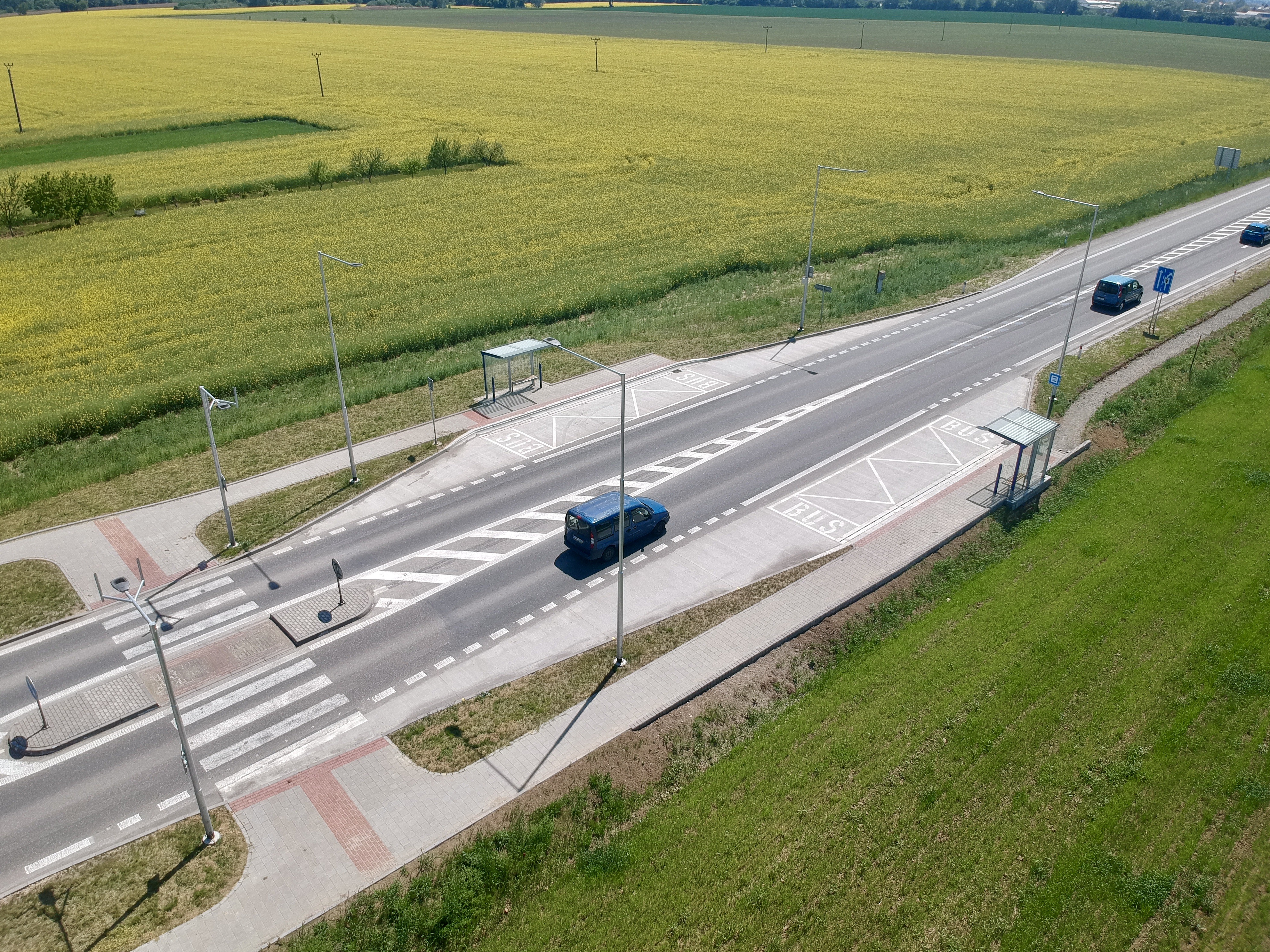 Spytihněv – autobusová zastávka - Wegen- en bruggenbouw