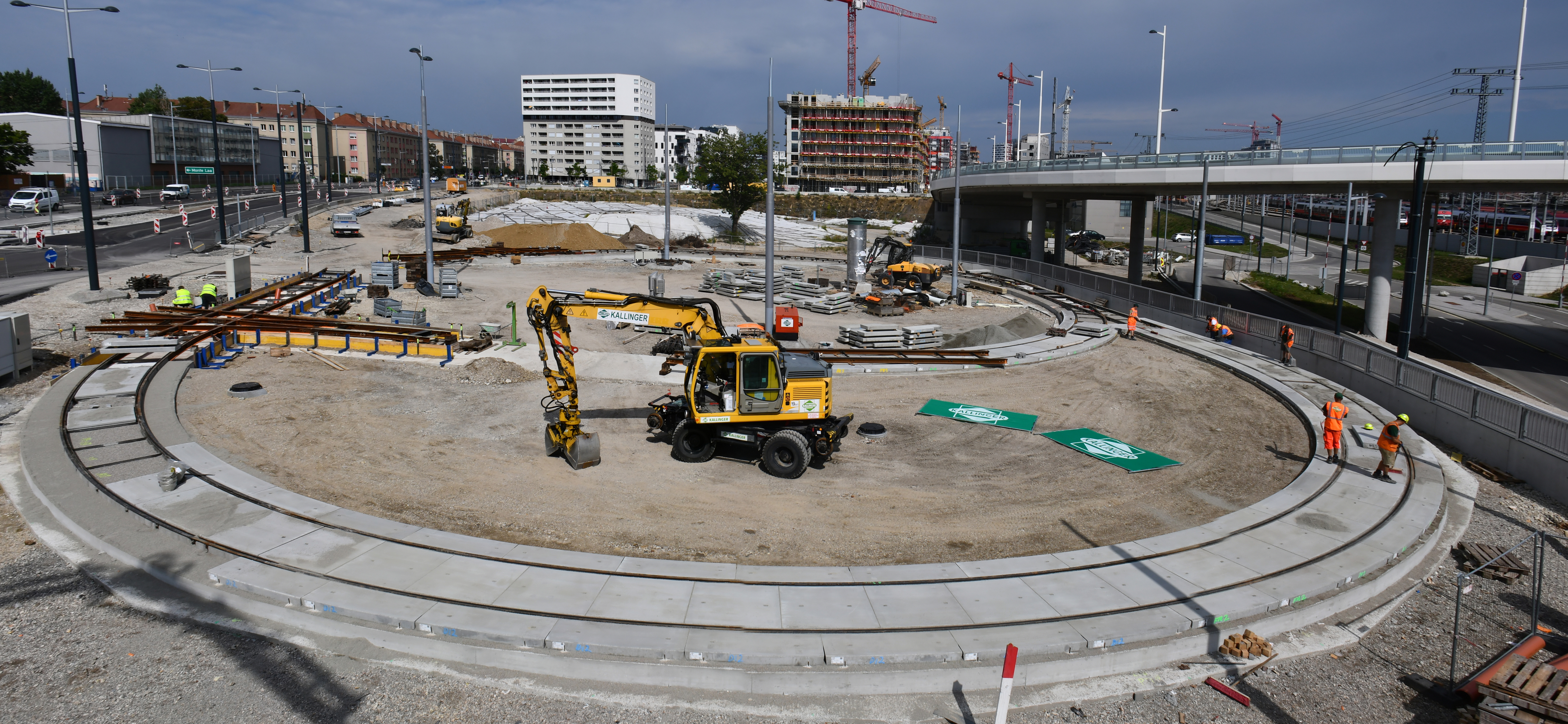 Unterführung Gudrunstraße & Absberggasse - Spoorwegbouw