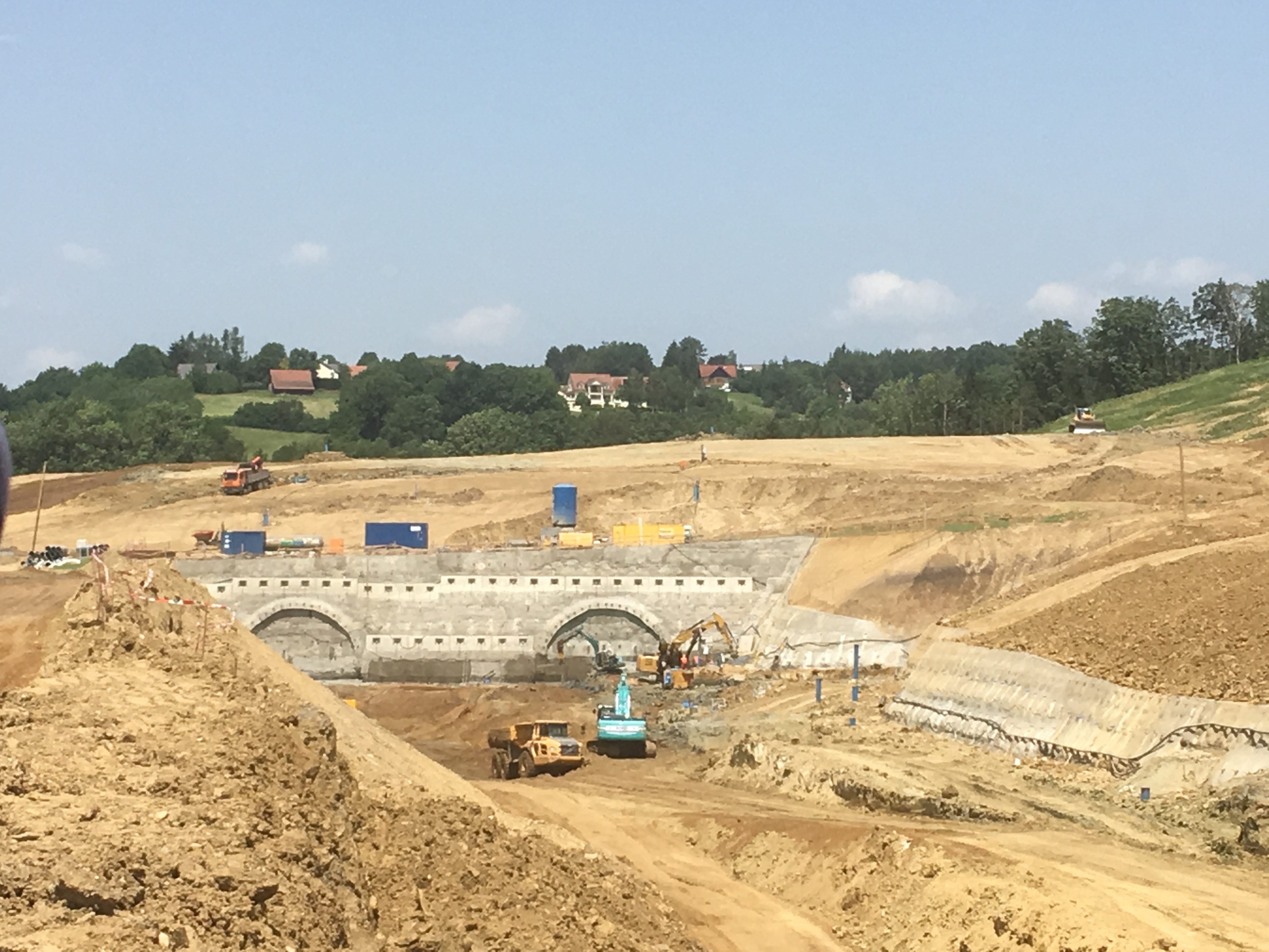 S7 Fürstenfelder Schnellstraße - Tunnel Rudersdorf - Tunnelbouw