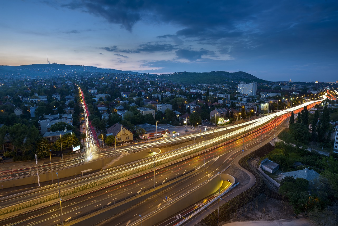 M1 - M7 bevezető szakasz  - Wegen- en bruggenbouw