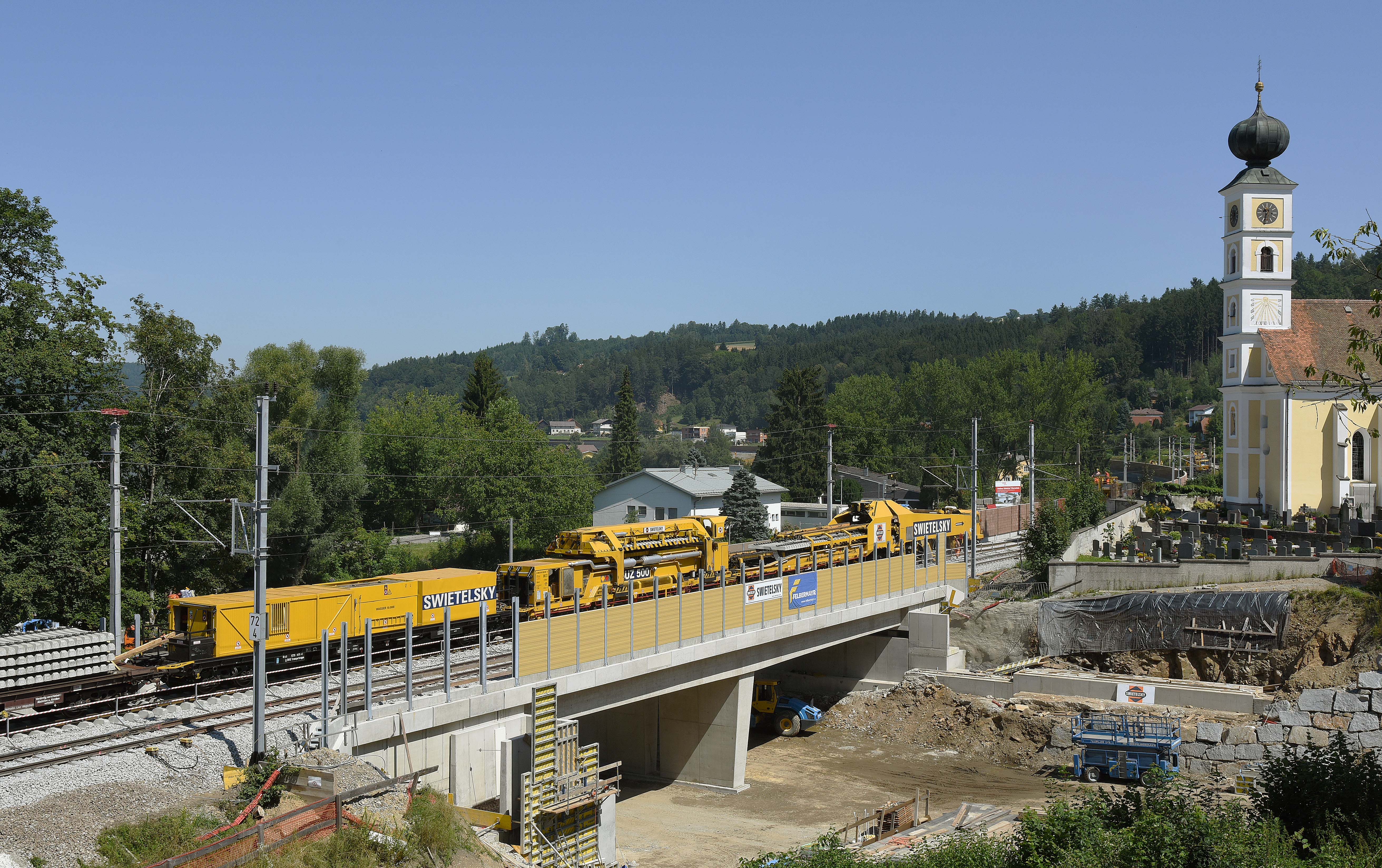 Umbau Bahnhof Wernstein - Spoorwegbouw