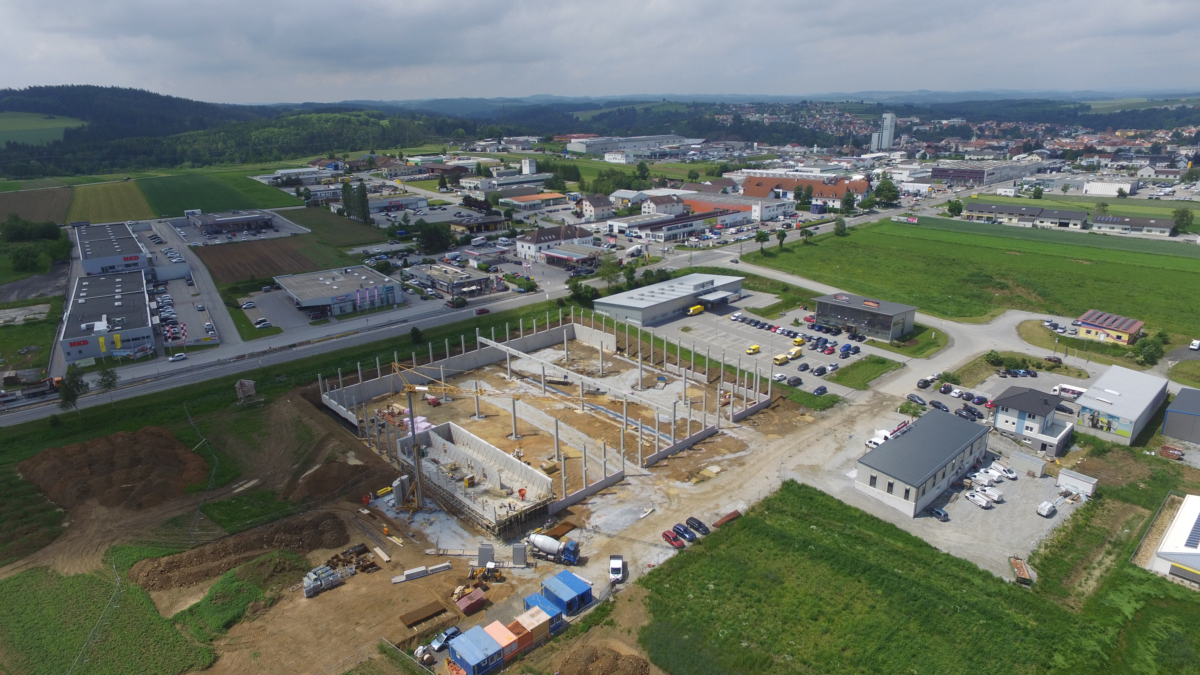 Privatbrauerei Zwettl - Neubau Halle - Bouw