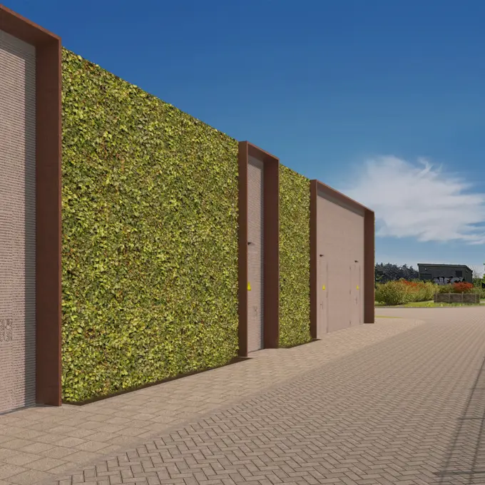 Artist impression van onderstation