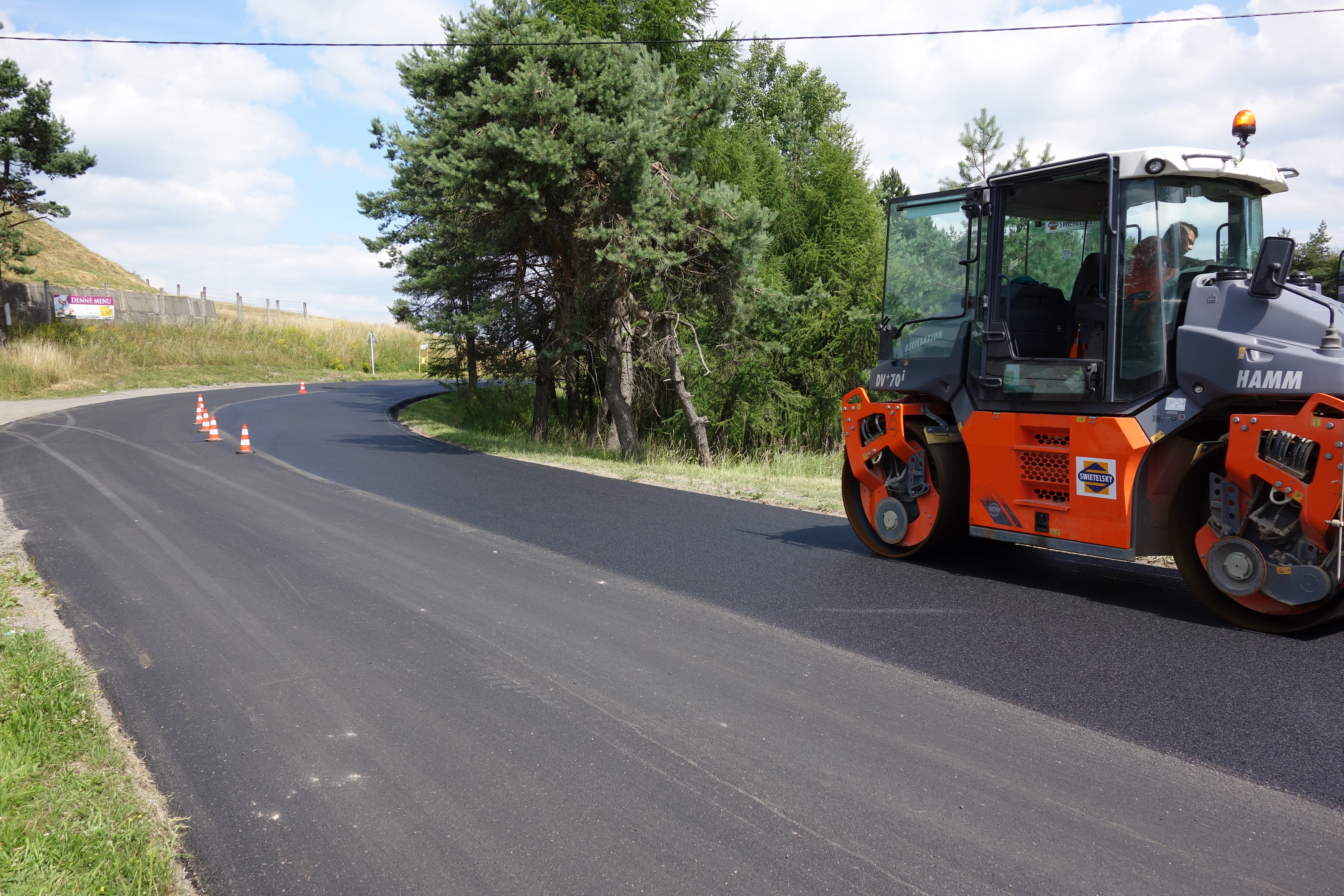 Rekonštrukcia cesty Banská Štiavnica - križovatka - Wegen- en bruggenbouw