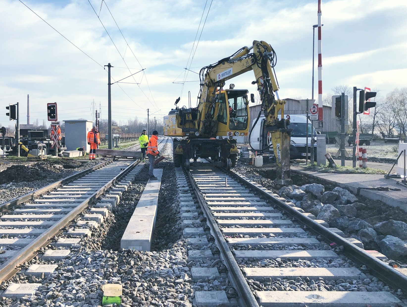 Erneuerung Oberbau - WLB Traiskirchen - Spoorwegbouw
