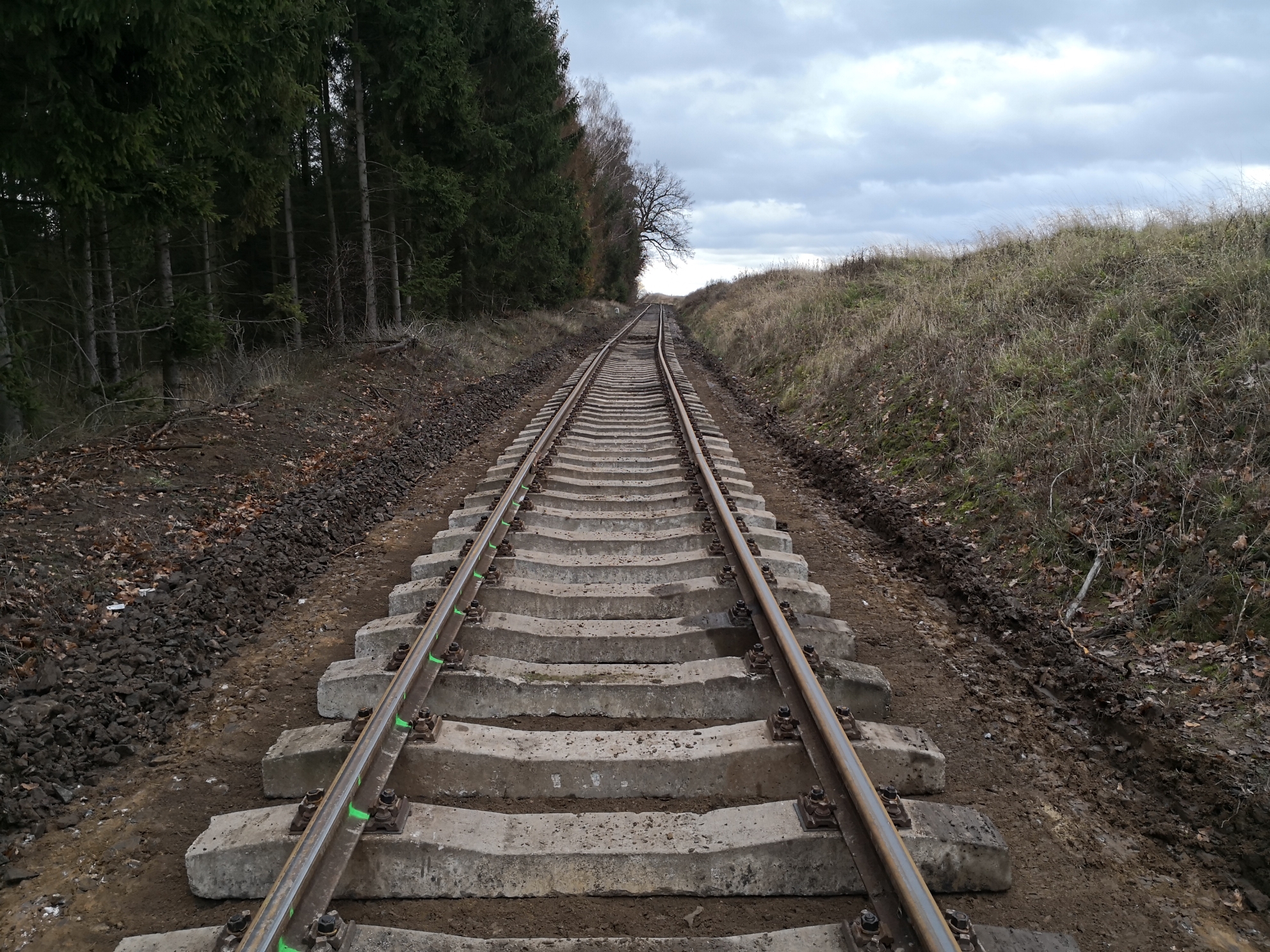 Oprava TK Mšeno – Skalsko - Spoorwegbouw