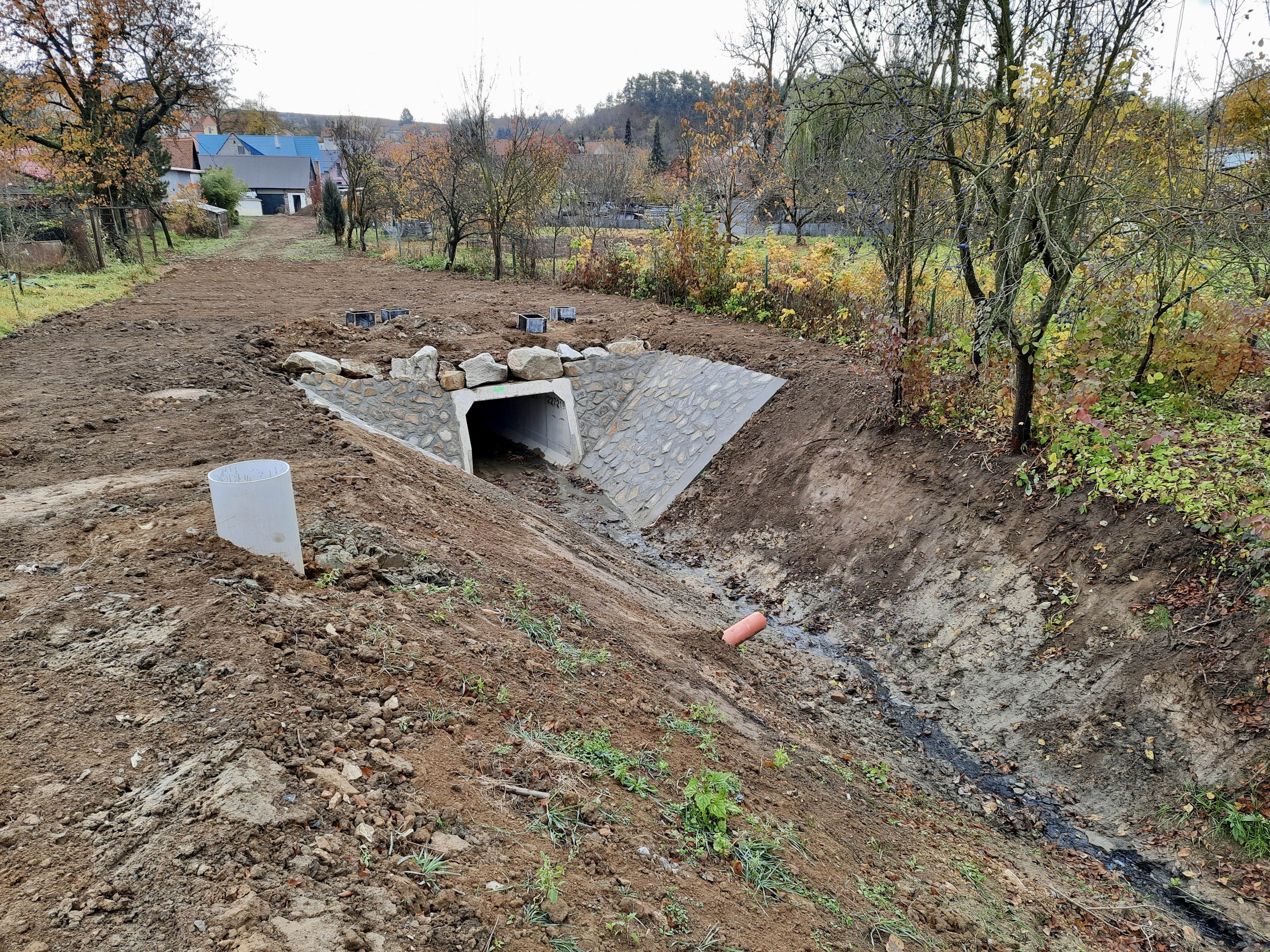 Ořechov a Vážany – vybudování společné ČOV - Civiele bouwkunde