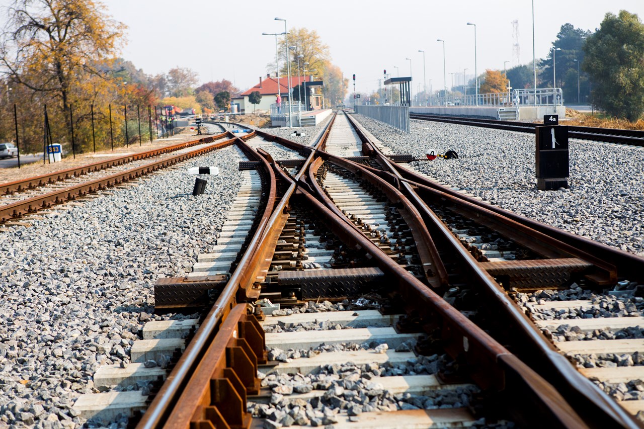 Építési munkák a vasúton, Csongrád - Spoorwegbouw Építési munkák a vasúton, Csongrád - Spoorwegbouw