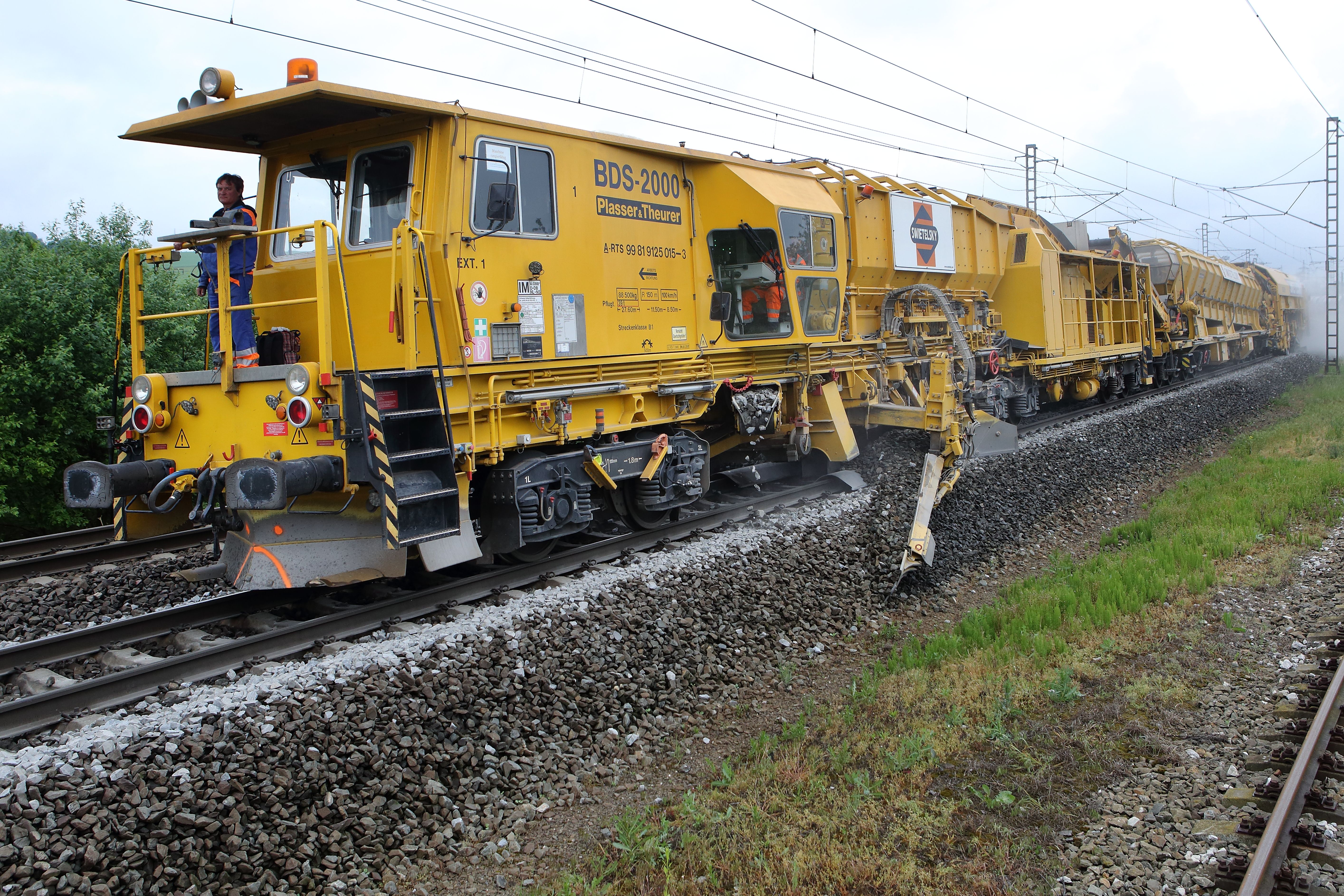 Oprava traťového úseku Zábřeh na Moravě – Olomouc hl. n. - Spoorwegbouw