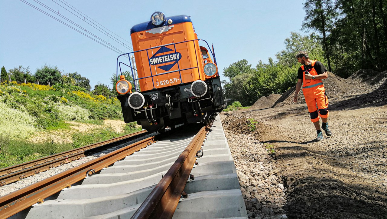 Prace budowlane na torze kolejowym, Railway 95 - Spoorwegbouw Prace budowlane na torze kolejowym, Railway 95 - Spoorwegbouw