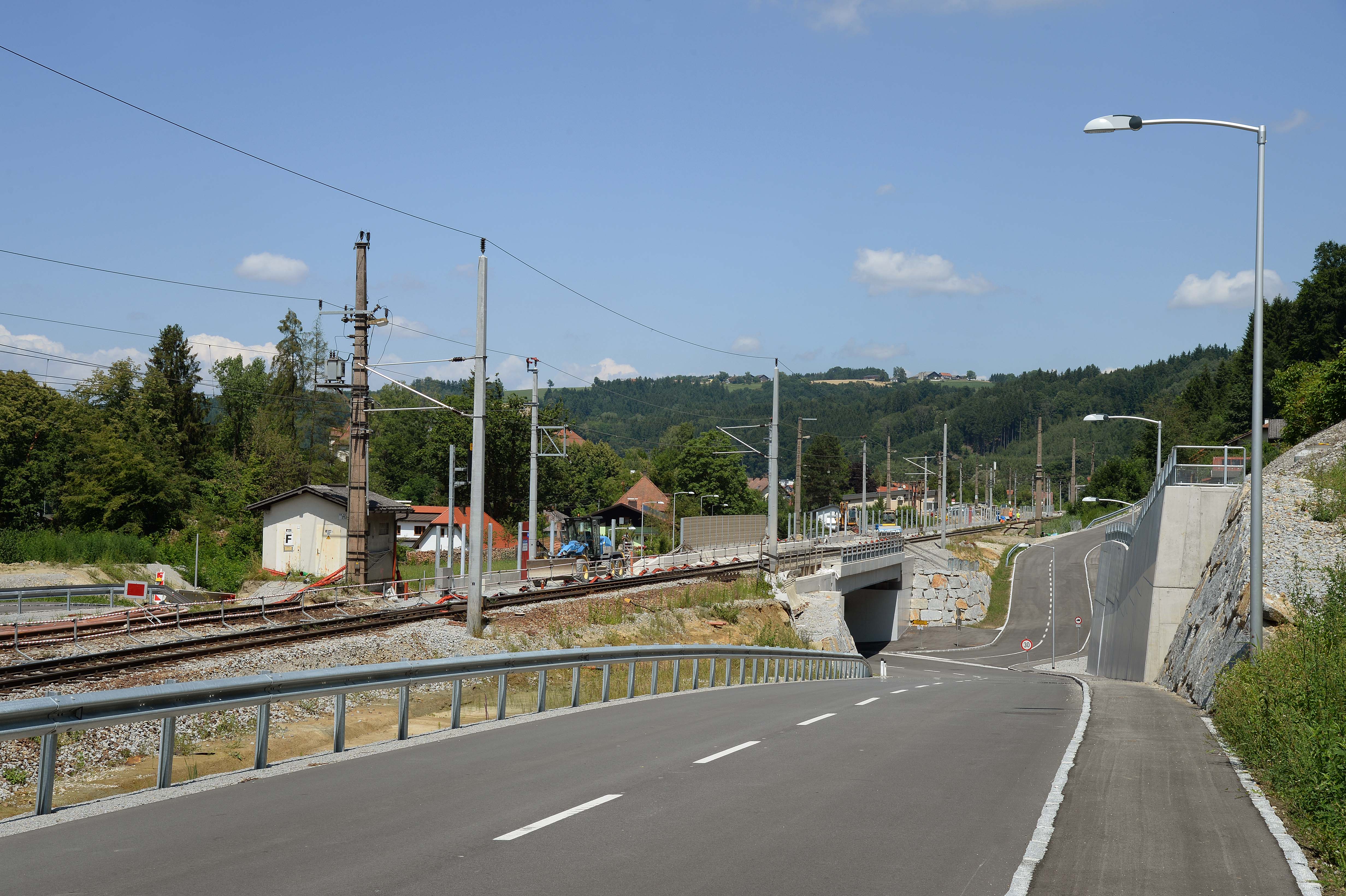 Umbau Bahnhof Wernstein - Spoorwegbouw