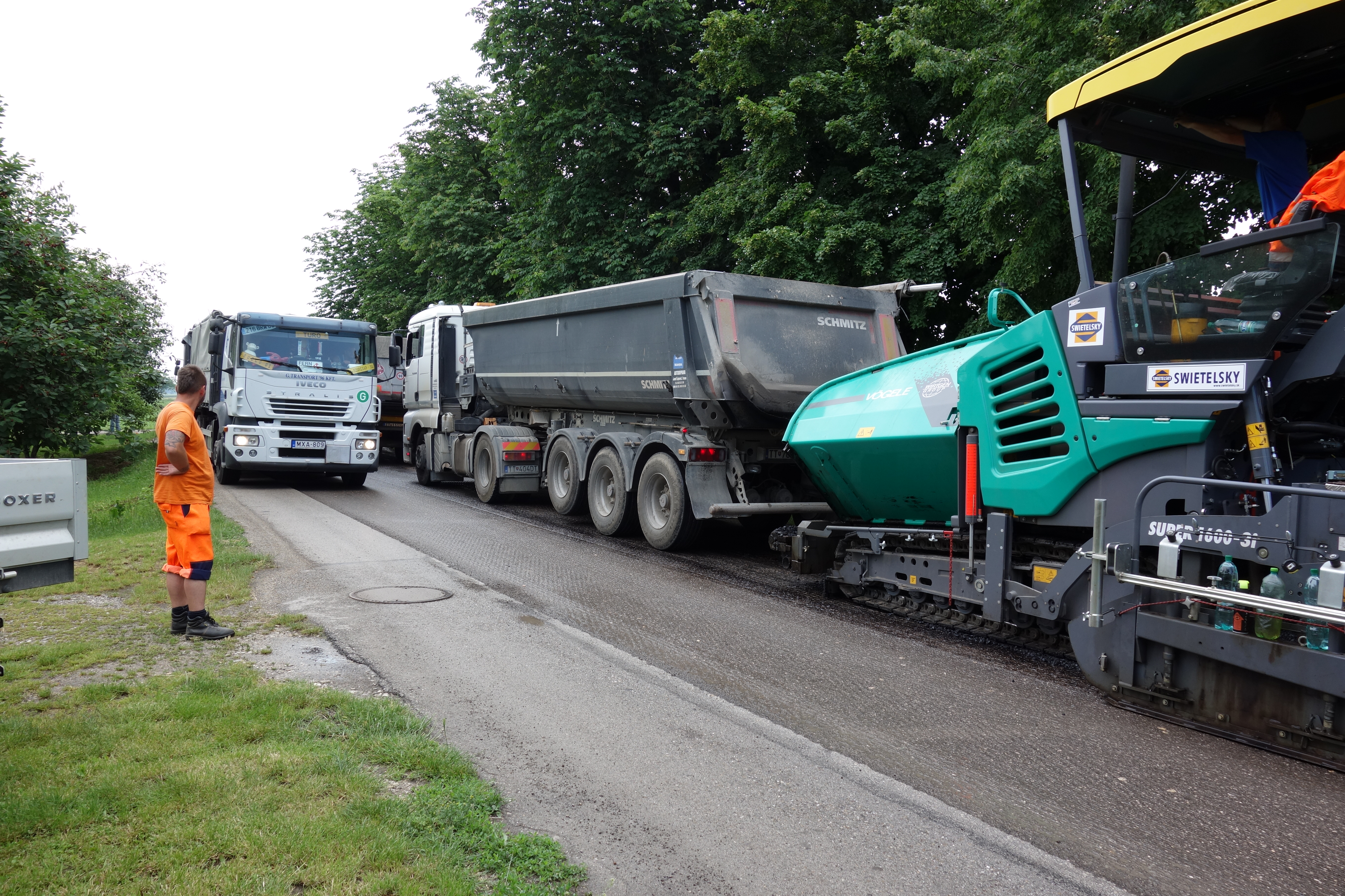 Rekonštrukcia cesty Kráľov Brod - Wegen- en bruggenbouw